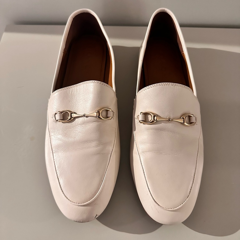 White leather loafers size 9.5 - Picture 5 of 8
